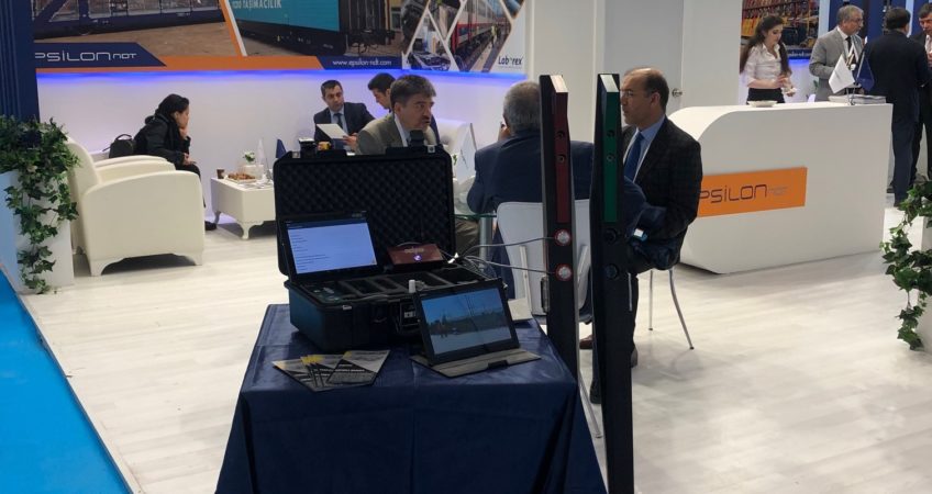 Pesa per rotabili in primo piano, EURASIA 2019