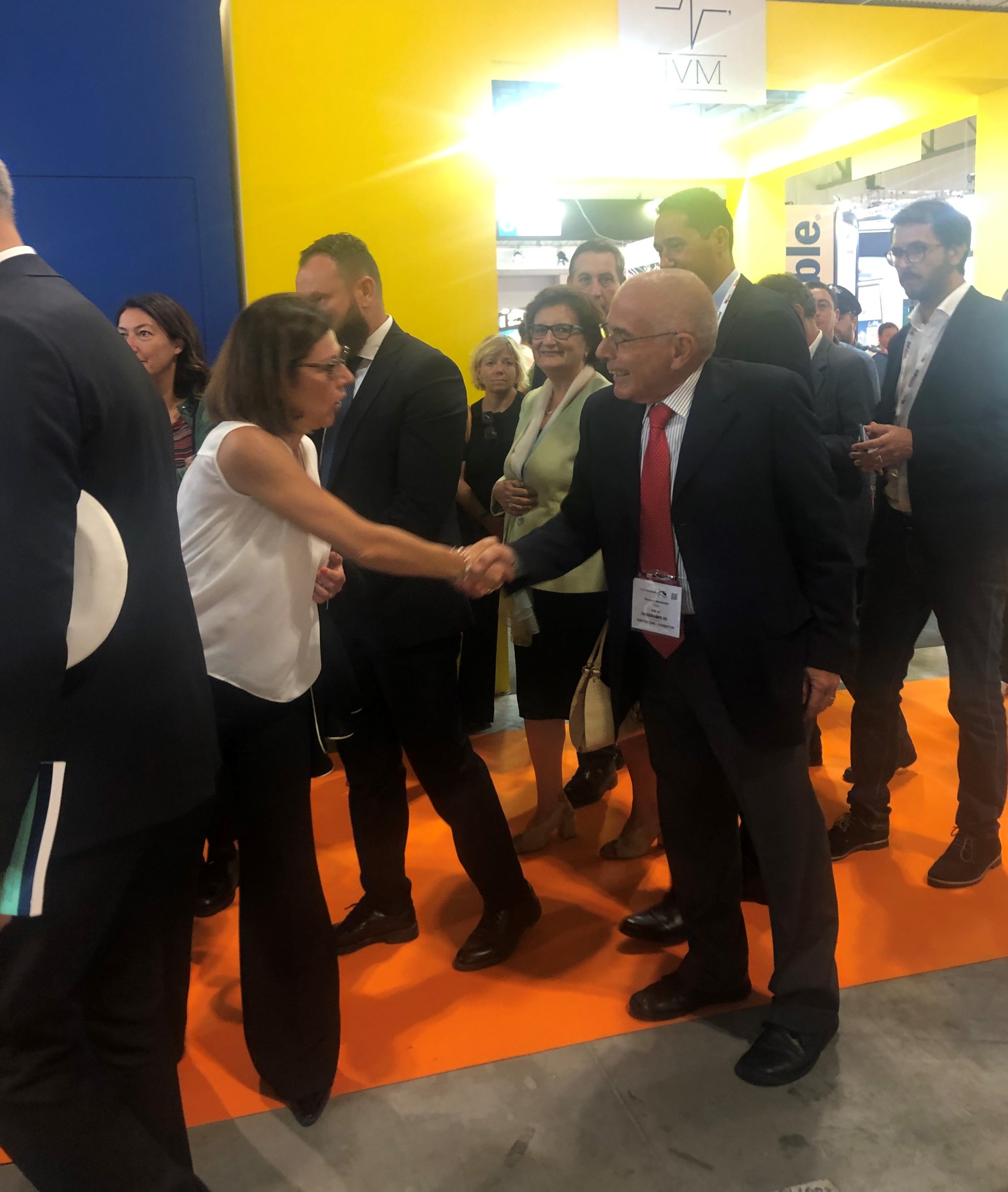De Micheli meets Mr. Mannara - Expo 2019